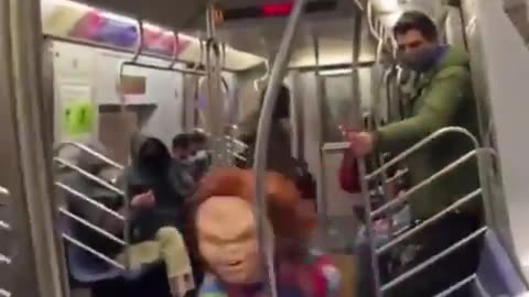 Only on the subway in New York City