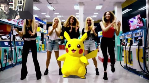 Outtake #1,229 Of Pikachu The Pokemon Dancing With Women At A Gas Station Fake Funny Parody Video