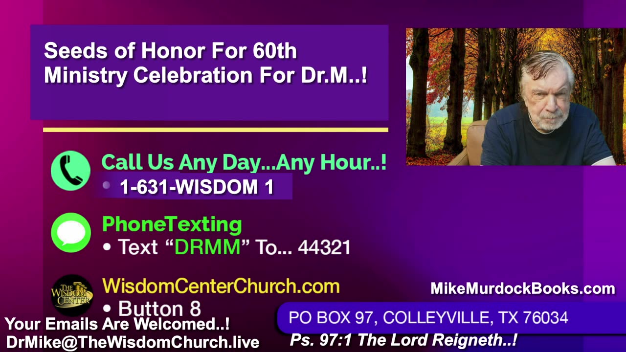 Re-Air: Wisdom Moments With Mike Murdock..!!!