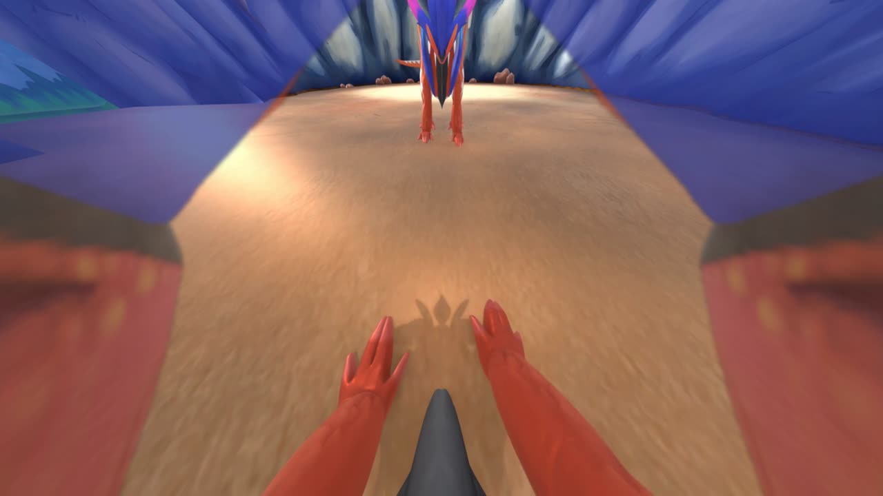 Koraidon First Person Mirror POV Post Transformation Pokemon Mystery Dungeon Animation
