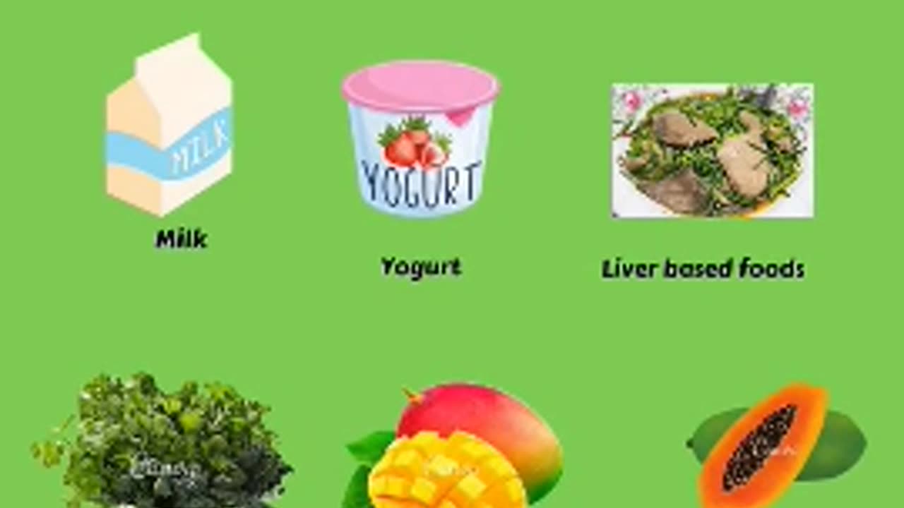 vitamin A food