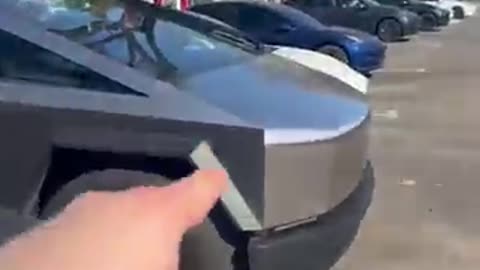 Viral: THERE IS ONE NEW THING ABOUT THIS CYBERTRUCK #elon #tesla #cybertruck