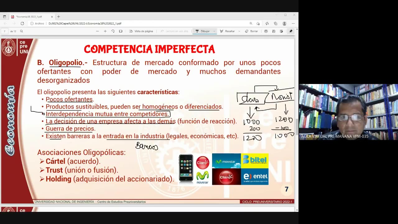 CEPRE UNI 2022 - 1 | Semana 08 | Economía