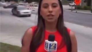 This reporter just can't catch a break