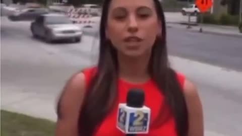 This reporter just can't catch a break