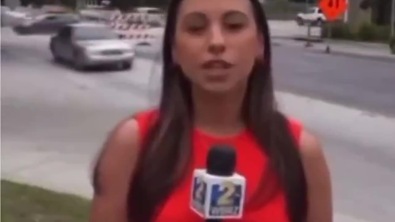 This reporter just can't catch a break