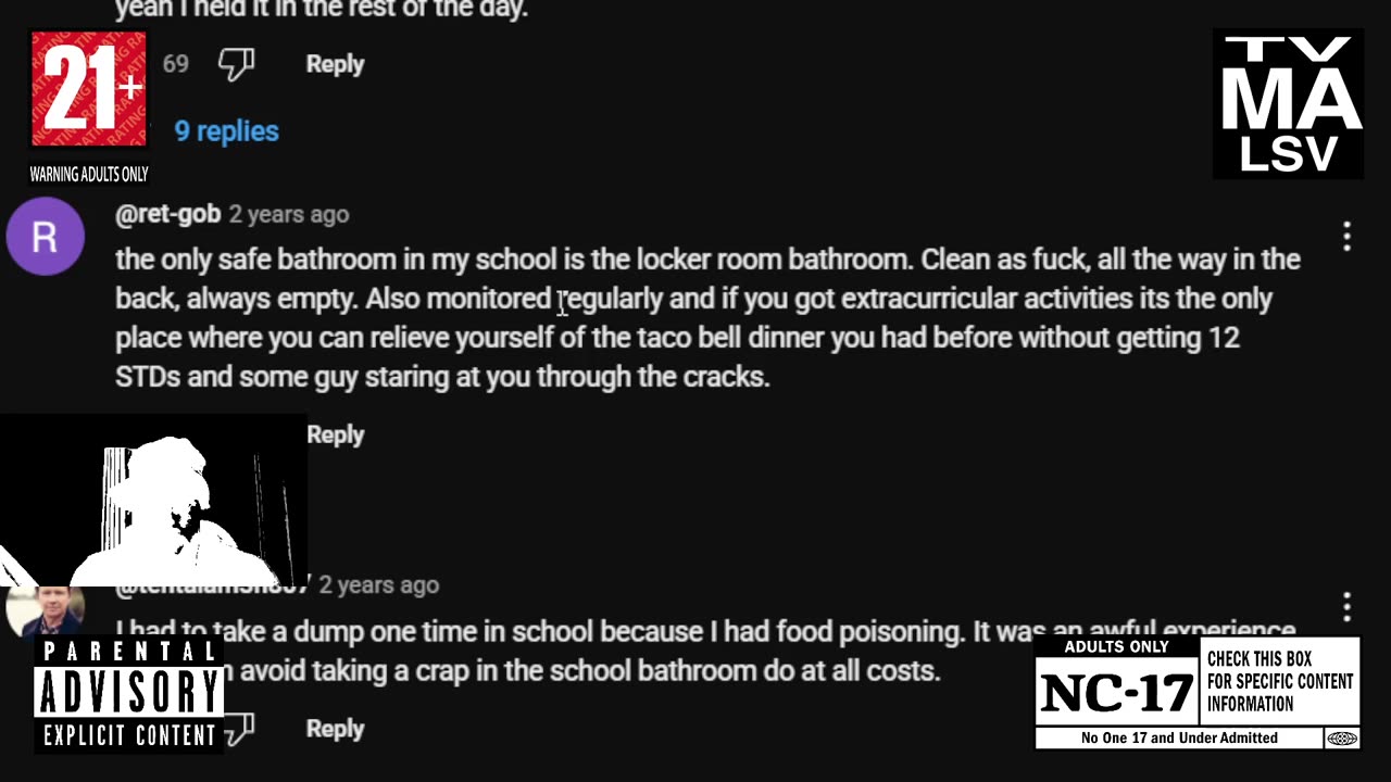 High School Bathroom Stories (COMMENT SECTION EDITION)