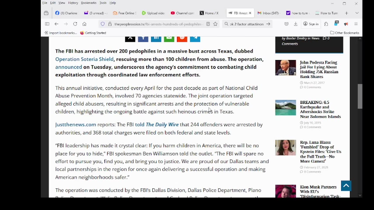 FBI Arrests Hundreds of Pedophiles During Massive Bust in Texas