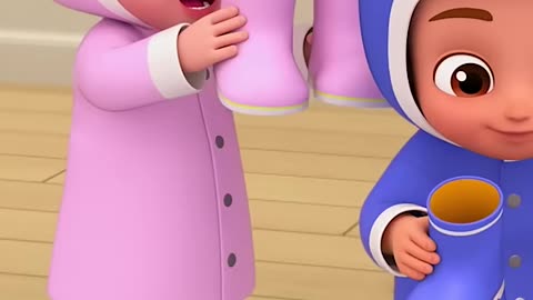 Funny cartoon kid