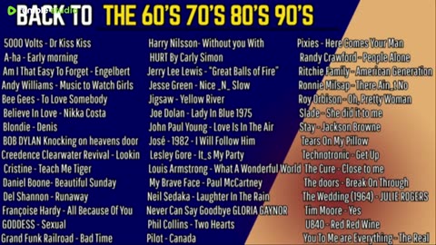 Back To The 60s 70s 80s 90s - Greatest Music Hits - Best Songs Of The times 2