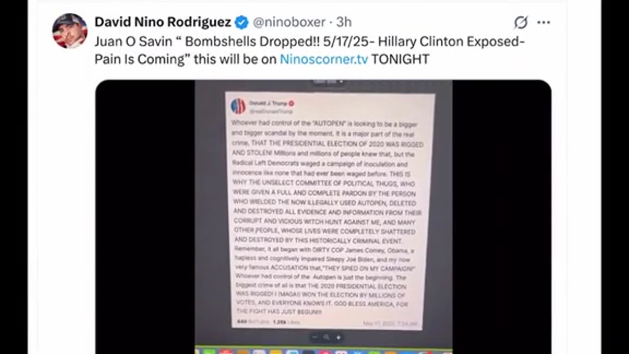 Nino/Juan - things goin on ..