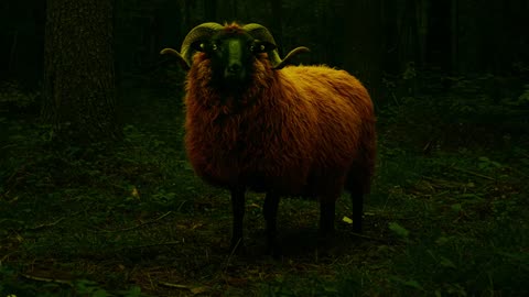 Filtered Pink Noise - Blue Light Filter Sheep Lead You To Sleep - 4 Hours