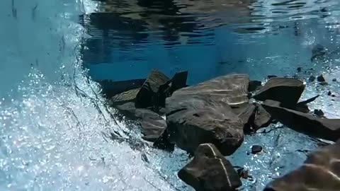 Cleanist water on earth Alaska