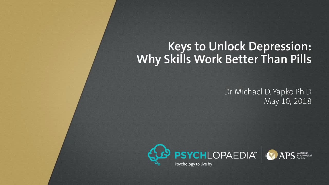 How to Recover from Depression - Michael Yapko, PhD