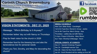 Corinth 12-21-2025: Who's Birth Is It Anyway?