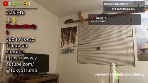 09/07/25 Blackout Andy VOD: "Sitting in silence cause J00tube Free TTS" Part 2