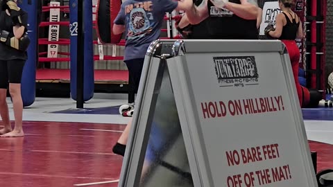 Gunnar hitting pads