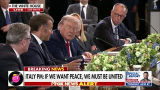 Trump Meets With World Leaders at White House, Pushes Trilateral Deal on Ukraine