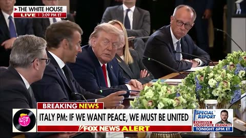 Trump Meets With World Leaders at White House, Pushes Trilateral Deal on Ukraine