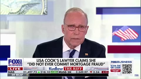 Lisa Cook refuses to accept her firing - Larry Kudlow.