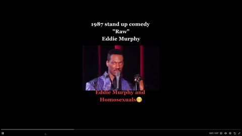 Classic Humor: Eddie Murphy on Fags - totally politically incorrect now huh, lol