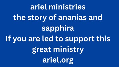 the story of ananias and sapphira