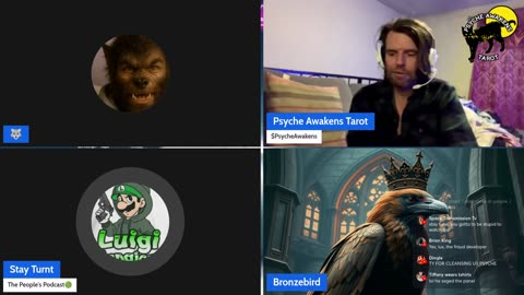 07/01/25 Psyche Awakens VOD: "Middle of the Night Insanity Open Panel Tarot and Cats"