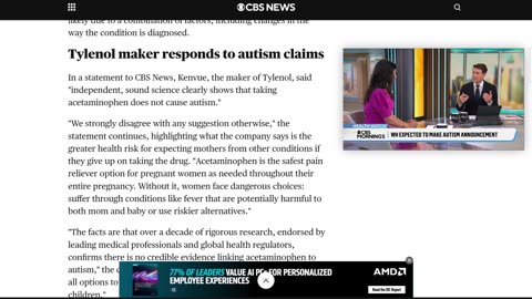 the trump administration's announcement about linking Tylenol to autism is disgusting