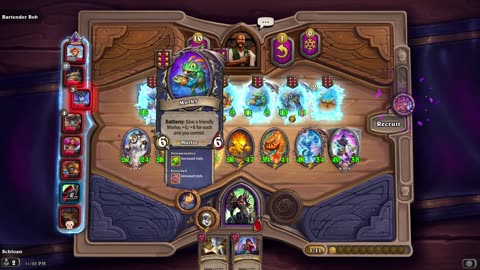 Hearthstone Battlegrounds! Bob The Hateful Bartender
