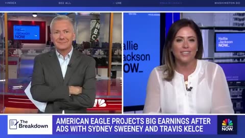 American Eagle stock soars after Sydney Sweeney and Travis Kelce ad campaigns