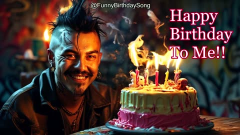 Happy Birthday To Me (Punk Version) 🎂 | Loud, Fast & Funny Birthday Song for Rebels!