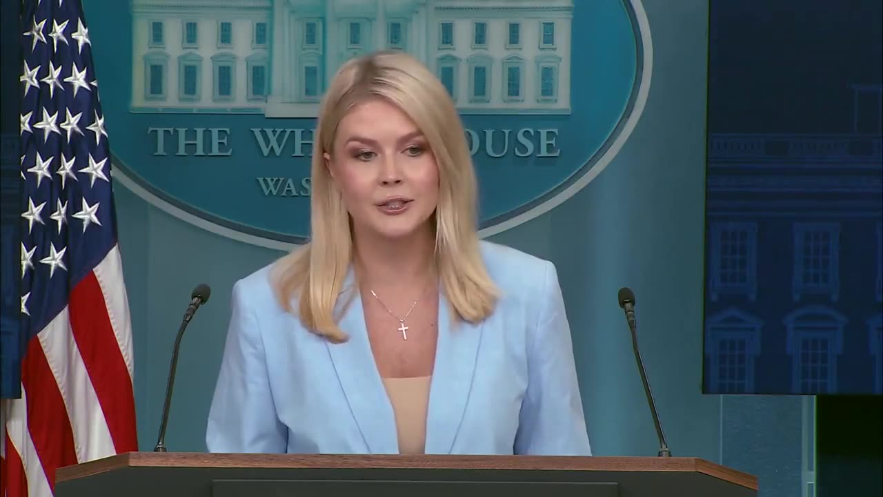 Karoline Leavitt smacks down reporters for suggesting Trump is profiting off his Office