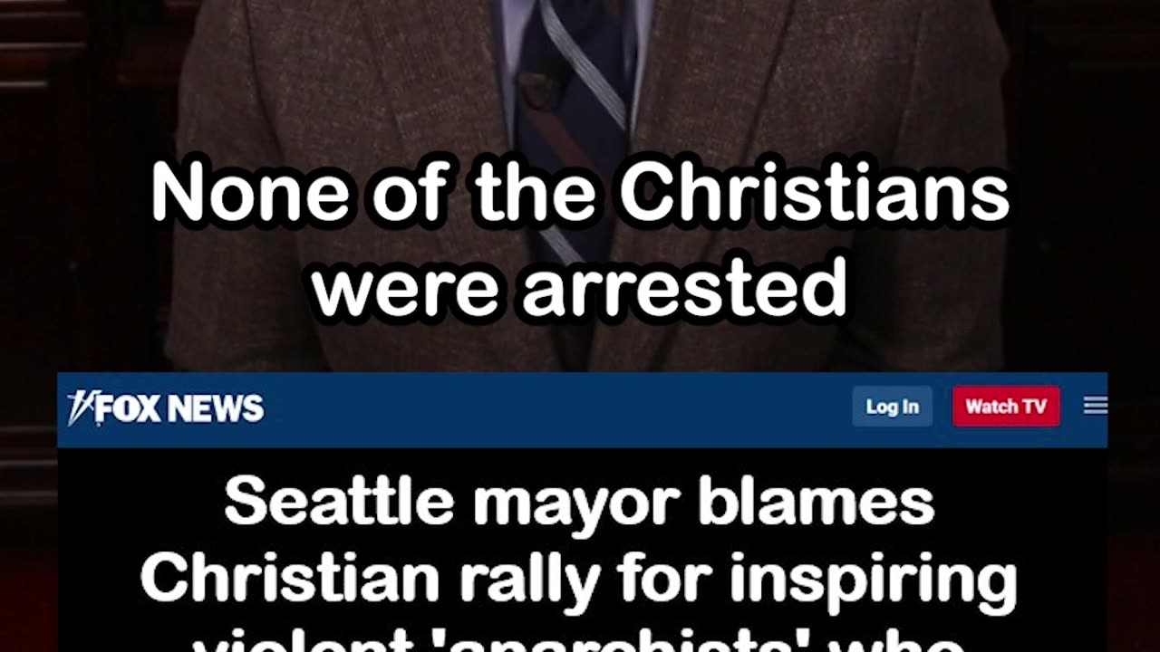 Seattle Mayor Blames Christian Rally for Inspiring Violent Anarchists