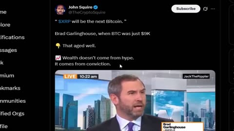 Ripple CEO Says XRP Will Surpass Bitcoin as $650 Trillion Hits Ledger in 24 Hours