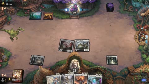 Magic: The Gathering ranked standard match.