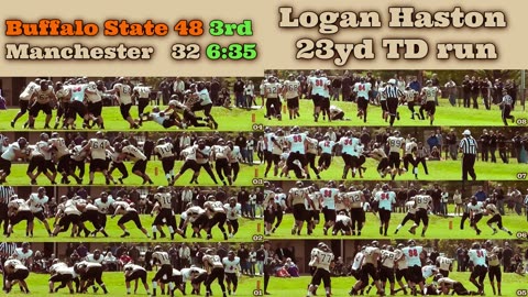 Prototype 419: Manchester's Logan Haston 23yd TD run vs Buffalo State