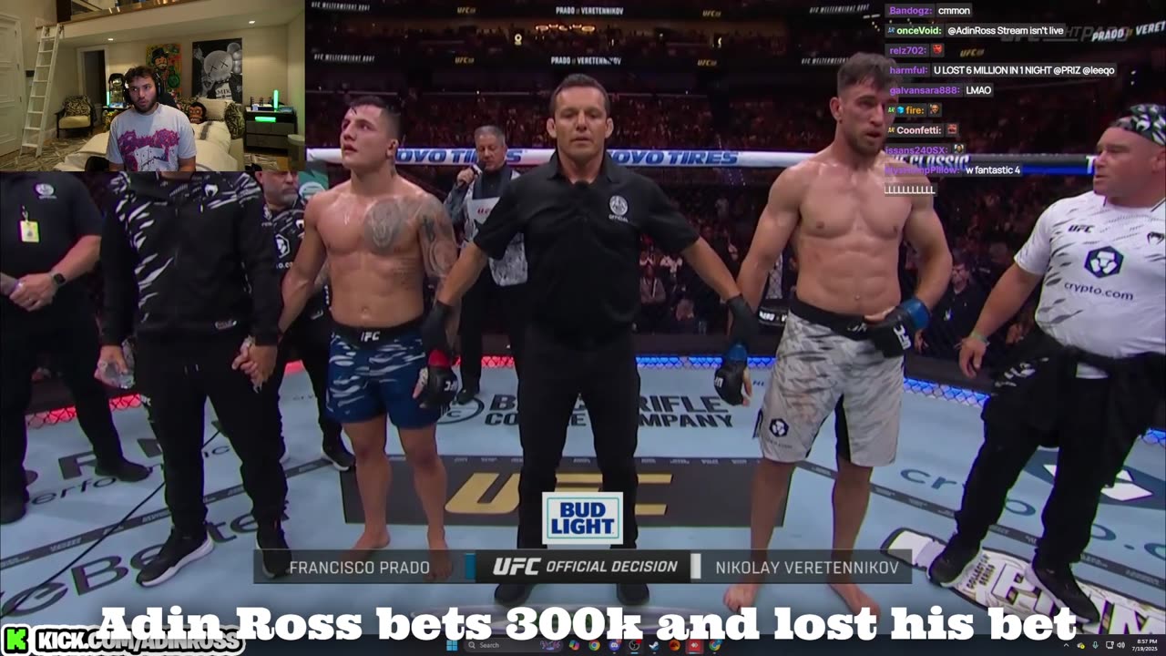 Adin Ross x UFC
