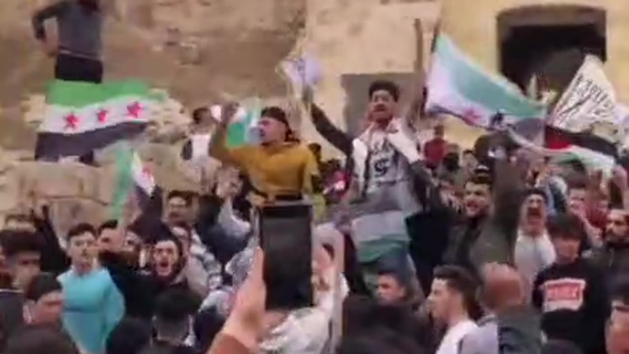 Protest In Aleppo for Gaza
