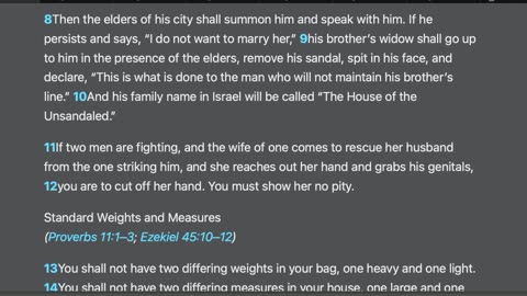 Deuteronomy 25