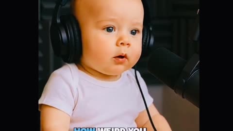 Baby Interviews Family Pet