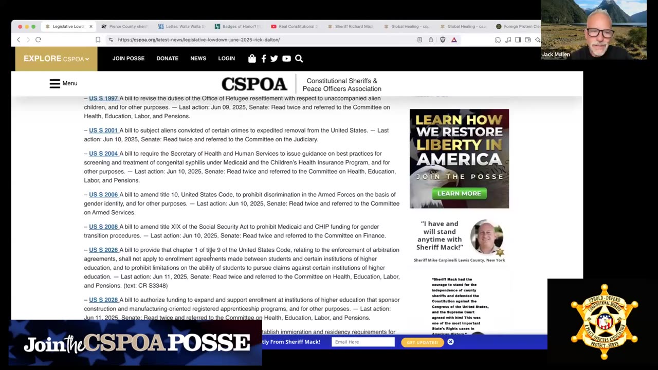 Jack Discusses CSPOA Rick Dalton's Legislative LowDown, AI, and More