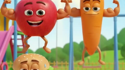 Junk Food vs Healthy Food 🍔🍎 Who Wins