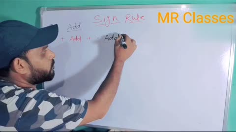 Sign Rule in Mathematics
