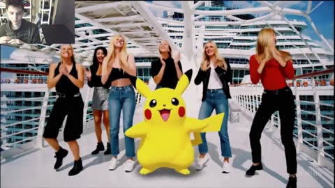 Outtake #1,244 Of Pikachu The Pokemon Dancing With Women On A Cruise Ship Fake Funny Parody Video