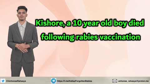 Uttar Pradesh: 10 year old boy died following anti rabies vaccination