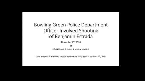 Benjamin's mother calls 911 to report her son stealing her car