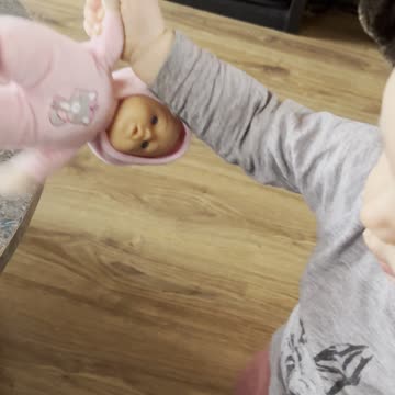 Baby Kayla Playing With Her Baby Doll 🧸