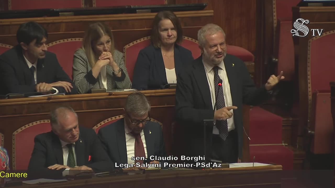 🔴 Intervento del Sen. Claudio Borghi, in Aula, sulla Legge di Bilancio (24.09.2025)