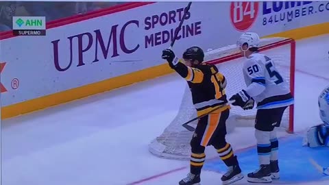 Penguins RW #17 Bryan Rust 🥅(11)🏒Backhand Goal