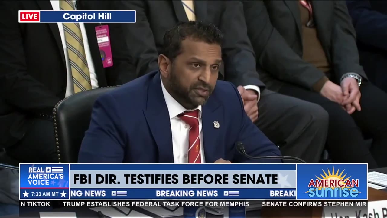 FBI DIRECTOR KASH PATEL TESTIFIES